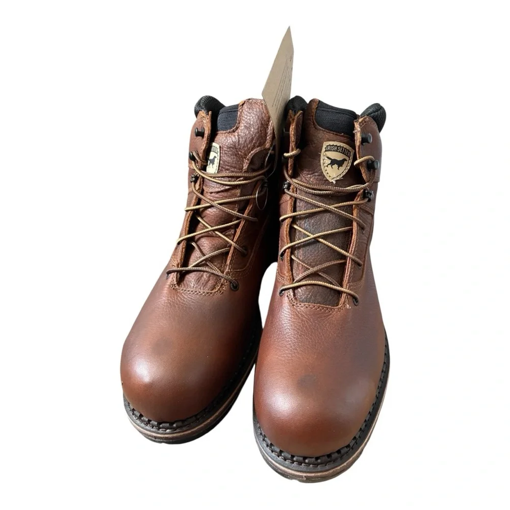 Irish Setter Edgerton 6” Leather Work Boots Size 13  new in Box